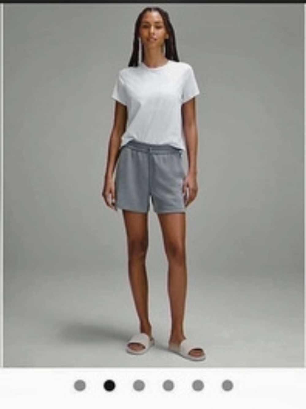 lululemon Softstreme High-Rise Short 4" Shorts Belgian Blue Size 8